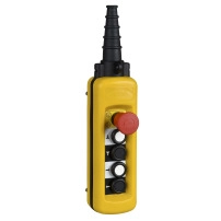 SCHNEIDER ELECTRIC Pendant control station XAC-A - 4 pushbuttons 1 Emergency stop