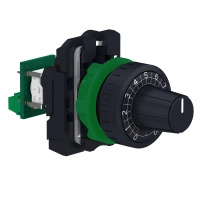 SCHNEIDER ELECTRIC Complete potentiometer, plastic, 22mm, 100K