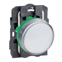 P.light grey plast white LED 110 120V