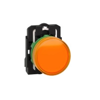 Сигнална лампа жълта 120 V LED