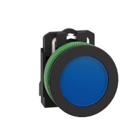 Pilot Light blue flush LED 24V