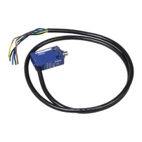 Telemecanique Limit switch, XCMD, metal end plunger, 1NC+1NO, snap, 5m.