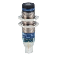 TRANSMITTOR CYLIND METAL LASER THRU BEAM