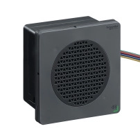Elec alarm black DIN96 voice NPN 110V