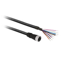 PRE WIRED CONNECT M12 8 PIN STRAIGHT FEM