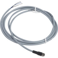 PRE-WIRED CONNECTOR, PVC, FEMALE, M8, 4