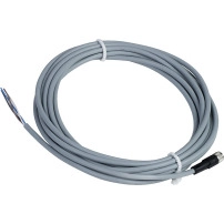PRE WIRED CONNECTOR, PVC, FEMALE, M8, 4