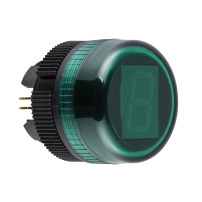 DIGITAL DH PLAS GREEN 7 SEGMENTS 24V DC