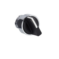 Head SS metal black 2pos stay put