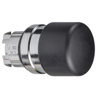 Head PB metal black mushr 30mm