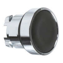 Head PB metal black flush push push