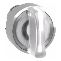 Head ill SS metal white 3pos left/center