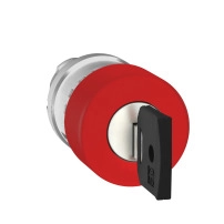 SCHNEIDER ELECTRIC Глава за авариен стоп бутон, червена гъба 30mm, 22mm, със секр. ключ