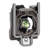 SCHNEIDER ELECTRIC Complete body light block assembly, metal, LED, 110-120V AC