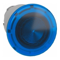 Head Ill PB metal blue mushr 40mm LED