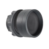 Head PB plast black recessed unmark