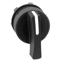 Head SS plast black hand 2pos center