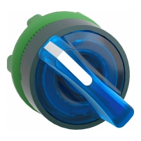 SCHNEIDER ELECTRIC Head for illuminated selector switch, blue handle, 22mm, LED, 2 positions