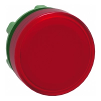SCHNEIDER ELECTRIC Head for pilot light, plastic, red, 22mm, LED, plain lens