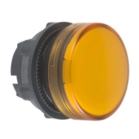 SCHNEIDER ELECTRIC Head for pilot light, orange, 22mm, BA9s base fitting