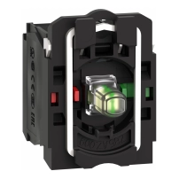 Comp L.block plast LED 230V 1NO+1NC