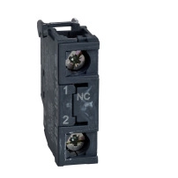 Contact block silver screw lug 1NC