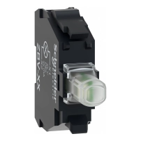 SCHNEIDER ELECTRIC Light block, white, for head 22mm, LED, 12V AC/DC