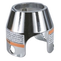 SCHNEIDER ELECTRIC Padlockable guard for mushroom head 40mm, metal, chromium plated